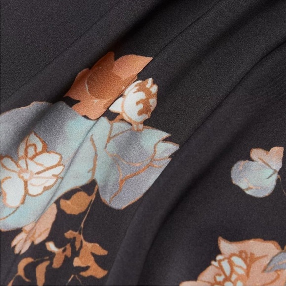 Aritzia Wilfred Only Cowl Neck Slip Dress Black Maplewood - Picture 5 of 10